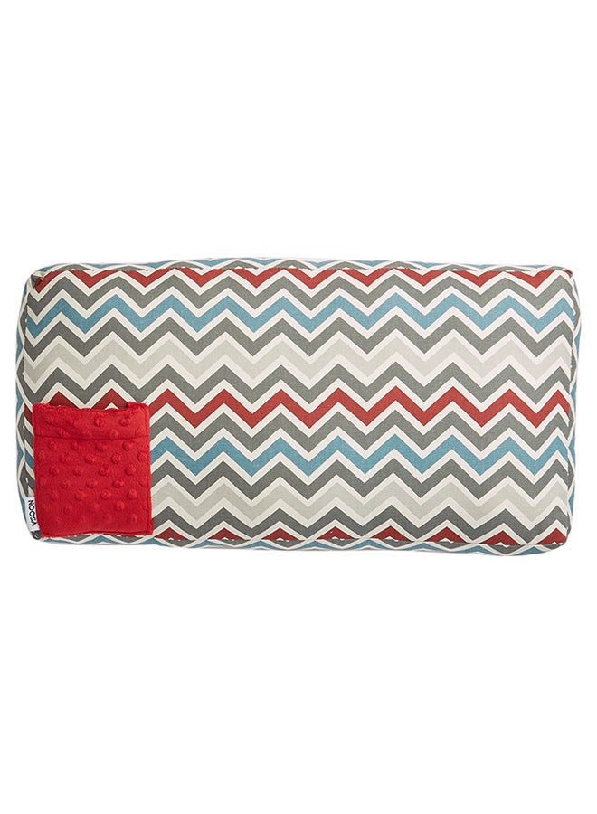 NOOSA Zig Zag Rectangular Cushion Multicolour 20 X 50cm - Image 1
