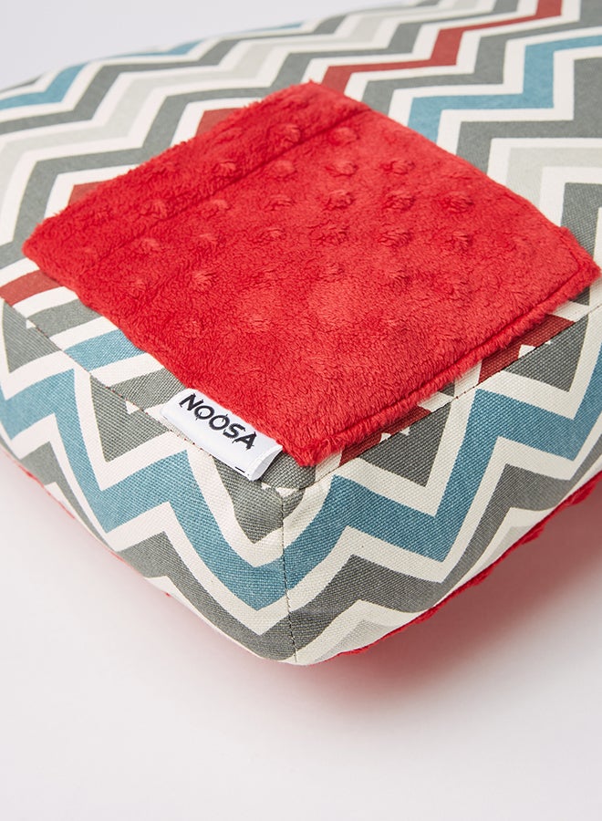 NOOSA Zig Zag Rectangular Cushion Multicolour 20 X 50cm - Image 4