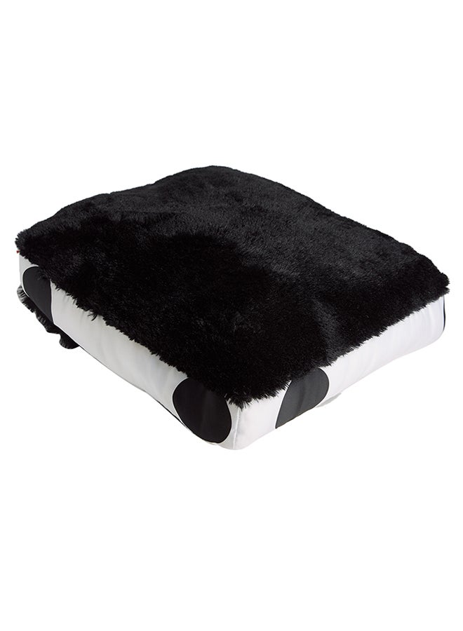 NOOSA Polka Dot Square Cushion White/Black 30 X 30cm - Image 3