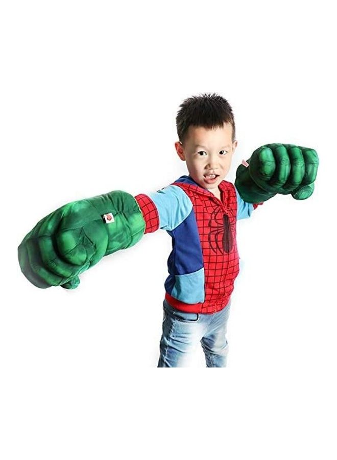 Hulk's Big Soft Plush Training Gloves
