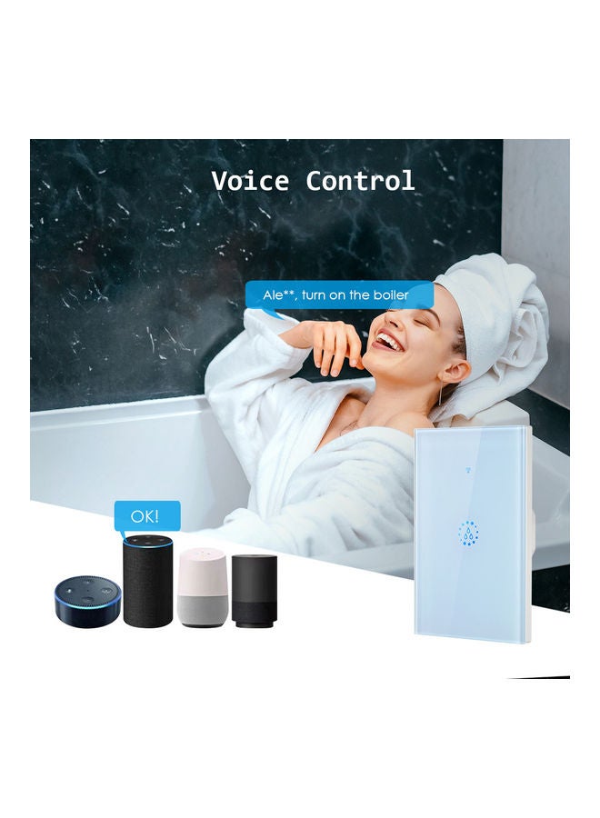 Generic - Wi-Fi Smart Boiler Touch Switch Blue - Image 1