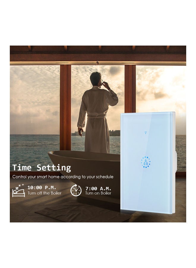 Generic - Wi-Fi Smart Boiler Touch Switch Blue - Image 1