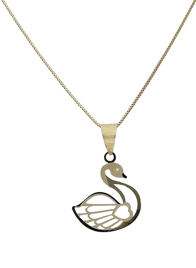 FK Jewellers Chain Necklace With Swan Pendant - Image 1