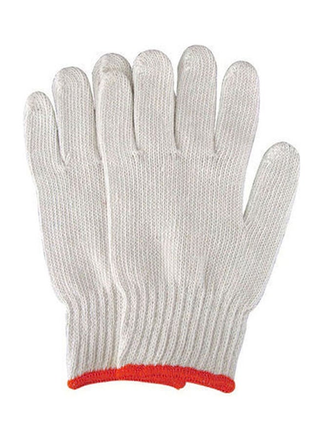Generic COTTON garden GLOVE 10 pairs Assorted 22x11cm  - Image 1