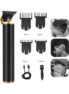 Generic Waterproof Rechargeable Electric Pro Li Clippers Black/Gold 8.9x6.69x2.2inch  - Image 1