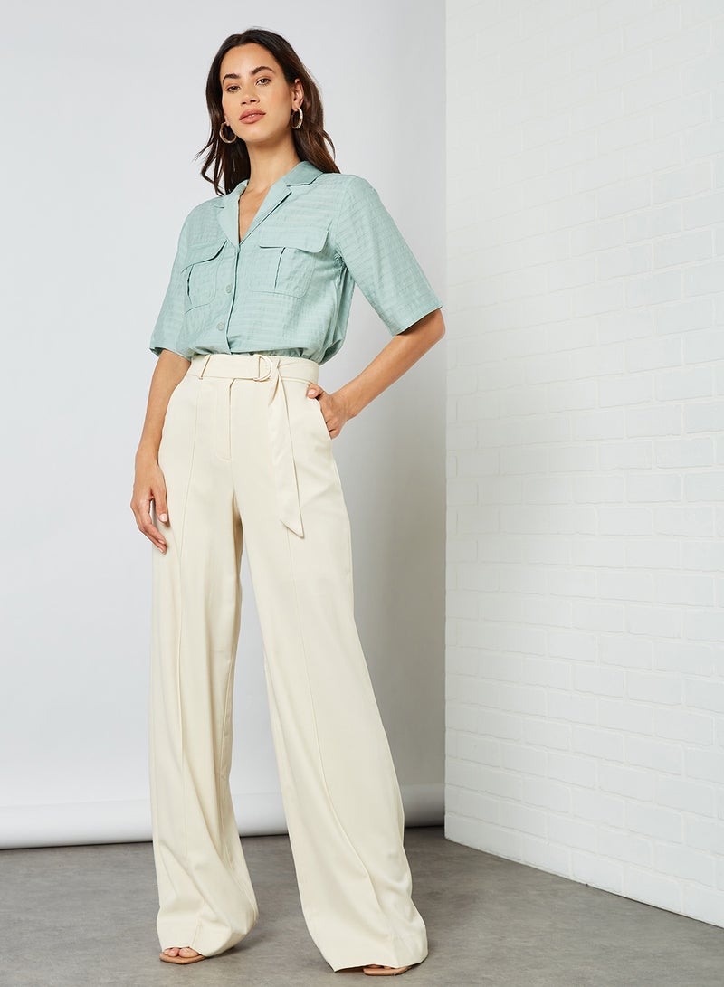 Iconic Textured Top Green  - Image 3