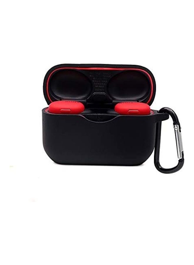 Generic - Silicone Case For Sony WF-H800 Wireless Headset Black - Image 1