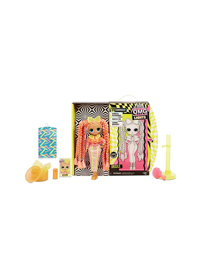 L.O.L. SURPRISE! - Omg Lights - Shine Bright Dazzle Fashion Doll With Accessories For Kids 7.32x20.32x30.48cm - Image 1