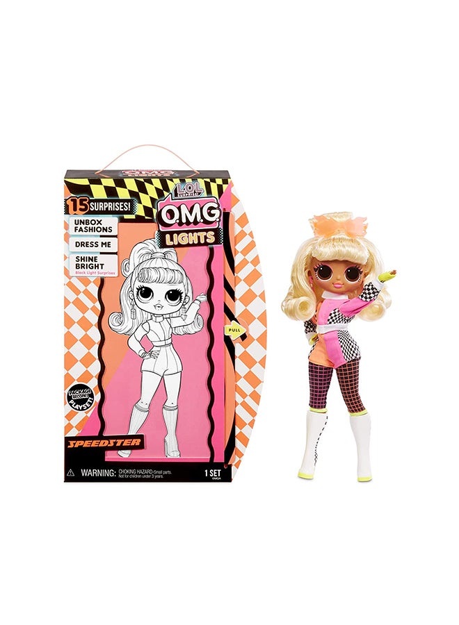 L.O.L. SURPRISE! - Omg Light Speedster Fashion Doll Multicolored With Removeable Hands Glow In The Dark 25.7x7.4x31.1cm - Image 1