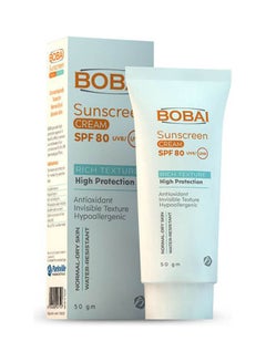 bobai Sunscreen Cream SPF 80 High Protection White 50grams 