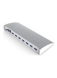 dodocool 7-Port USB 3.0 Hub Silver  - Image 1