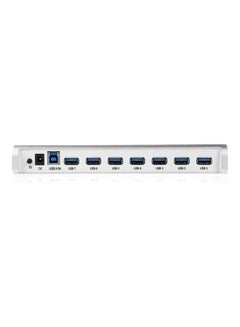 dodocool 7-Port USB 3.0 Hub Silver  - Image 3