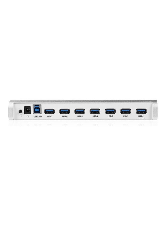 dodocool - 7-Port USB 3.0 Hub Silver - Image 1