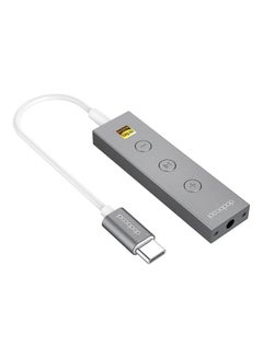 dodocool USB-C To 3.5mm Audio Jack Adapter Grey  - Image 1