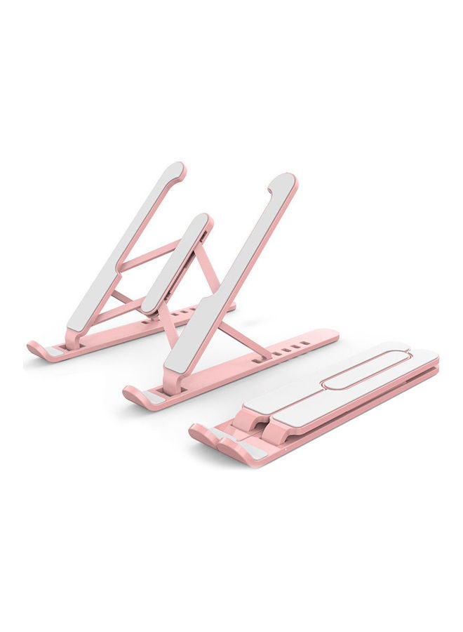 Portable Tablet Stand Pink/White