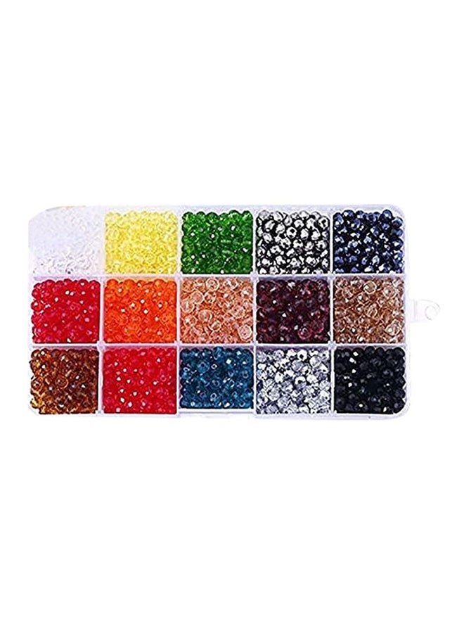 SAPU - 1500-Piece Glass Beads For Jewelery Making - Image 1