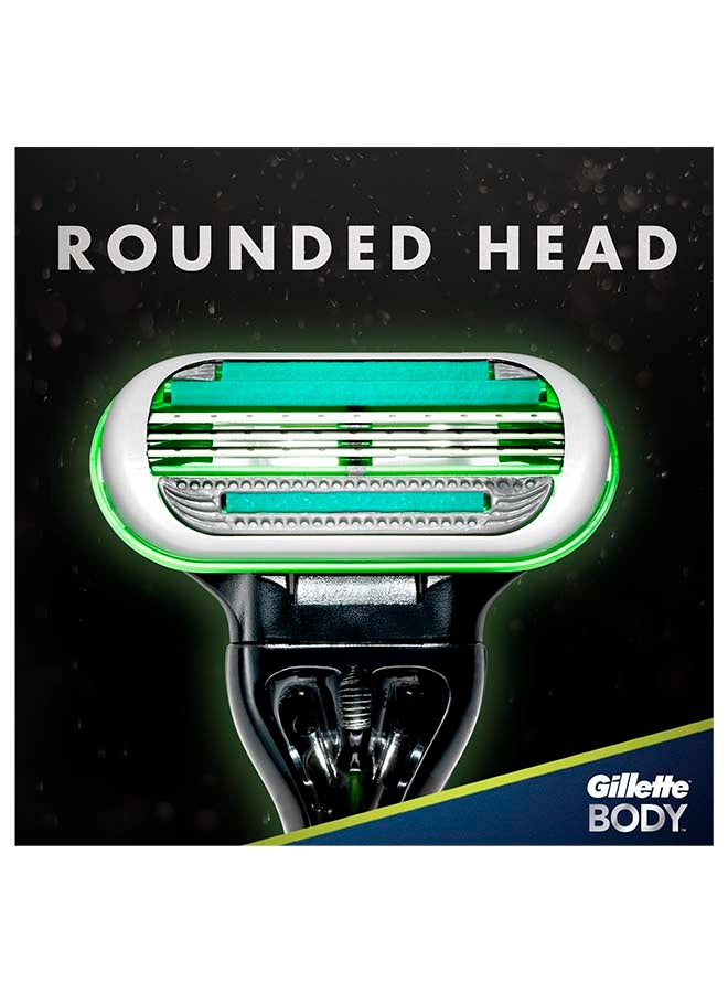 Gillette Body Men’S Disposable Razors, 3 Count One Size - Image 4