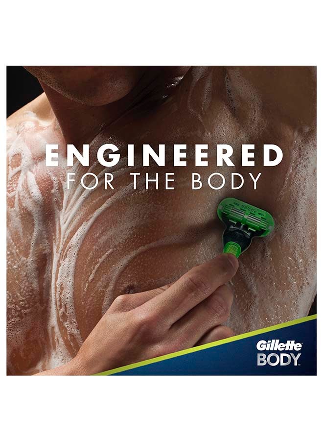 Gillette Body Men’S Disposable Razors, 3 Count One Size - Image 3