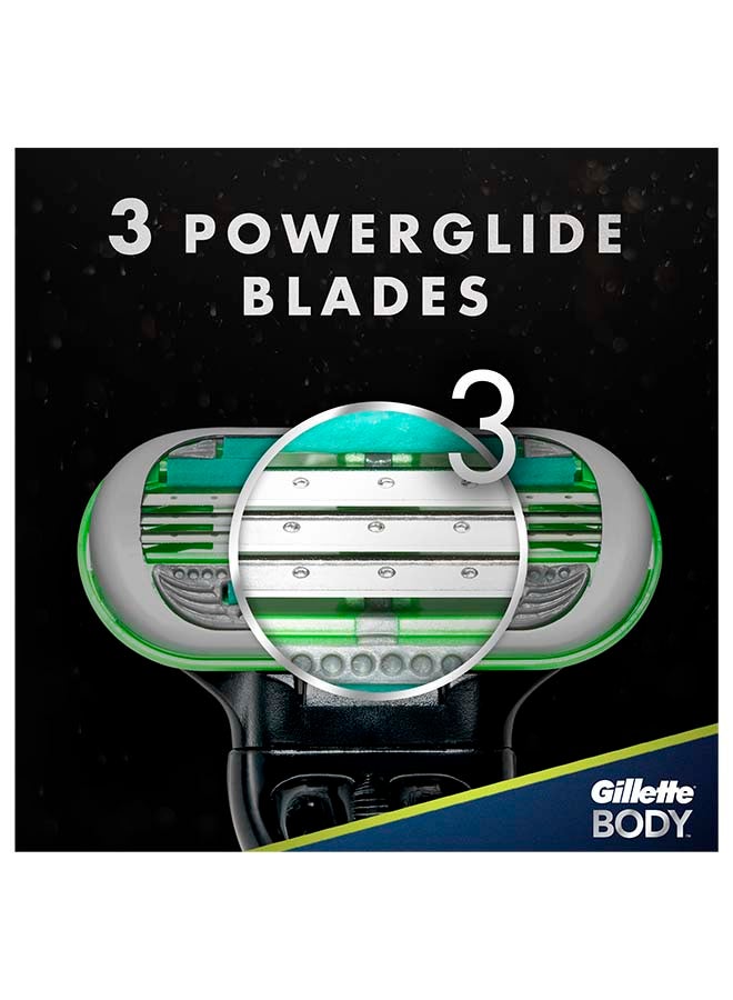 Gillette Body Men’S Disposable Razors, 3 Count One Size - Image 5