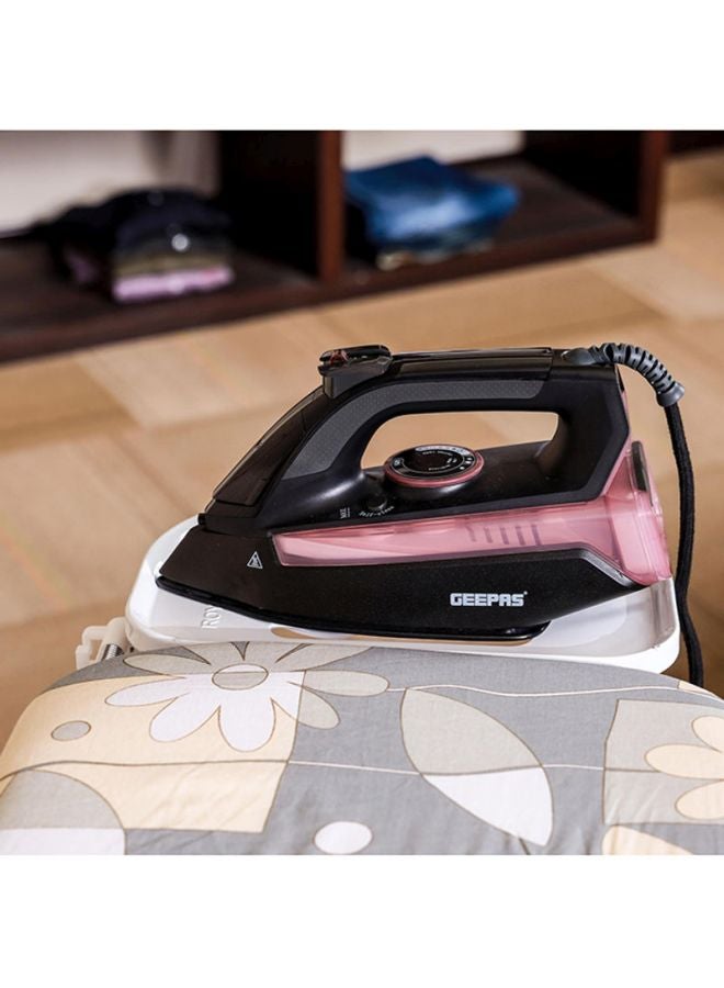 جيباس - جهاز كي بالبخار كهربائي سلكي 2400 W GSI7791 أسود/أحمر - Image 1
