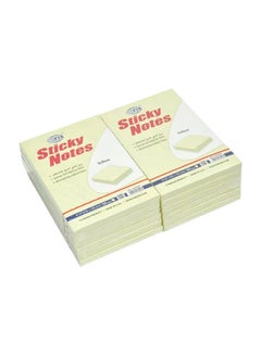 FIS 12-Piece Sticky Notes Set Yellow  - Image 3