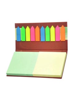 FIS Pack Of 2 Sticky Notes Set Blue/Yellow/Pink  - Image 1