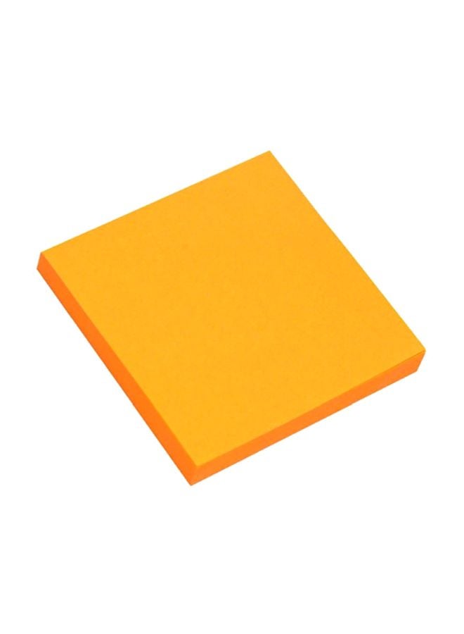 FIS Sticky Notes (12x100 Sheets) Fluorescent Orange - Image 2