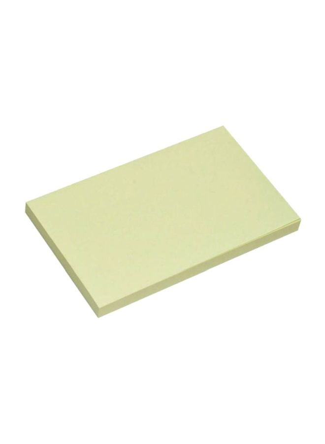 FIS 12-Piece Sticky Notes Set Yellow - Image 2