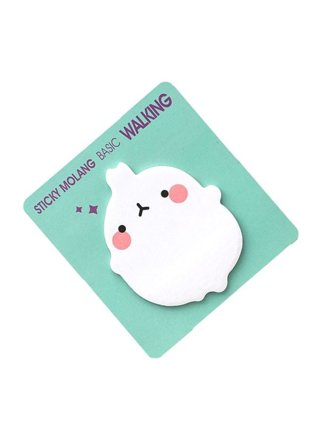 شاربدو ورق ملاحظات لاصق أزرق/ أبيض - Image 2