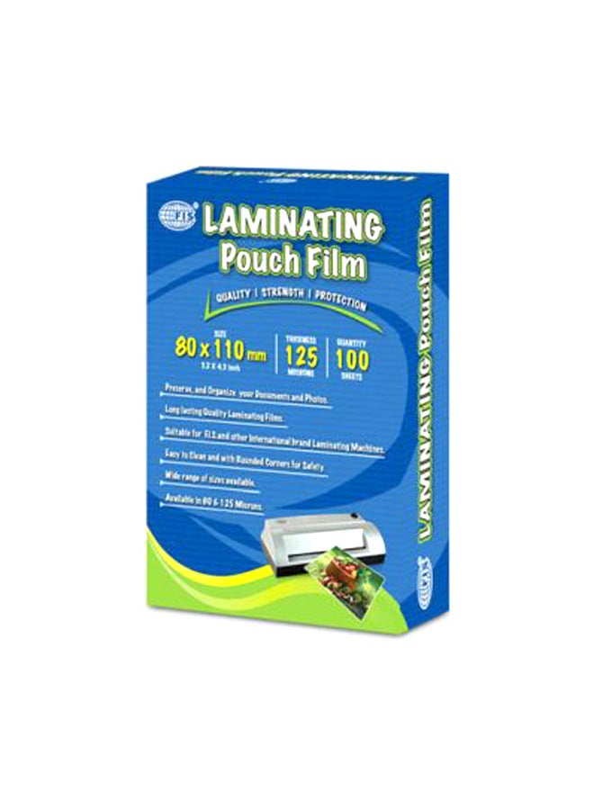 FIS 100-Piece Laminating Films Clear - Image 2
