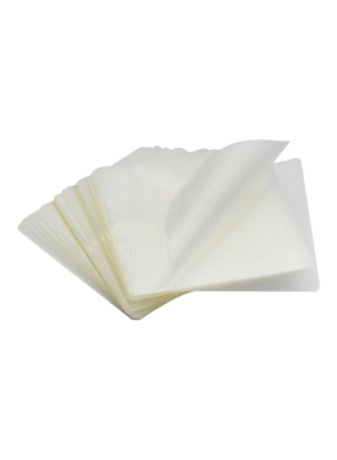 FIS 100-Piece Laminating Films Clear - Image 1