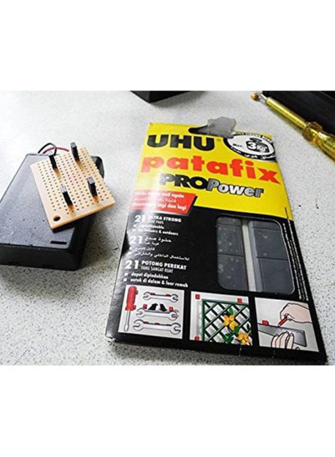 UHU 21-Piece PROPower Glue Pad Set Black - Image 3