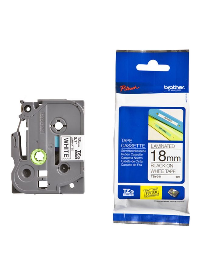 بروذر شريط تسمية مغلف أسود/ أبيض - Image 2