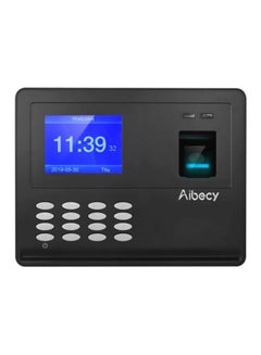 Aibecy Biometric Time Attendance Machine Black  - Image 1