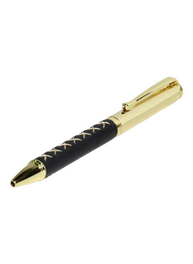 FIS Ball Point Pen With Italian Wrapper And Gift Box Gold/Black - Image 1