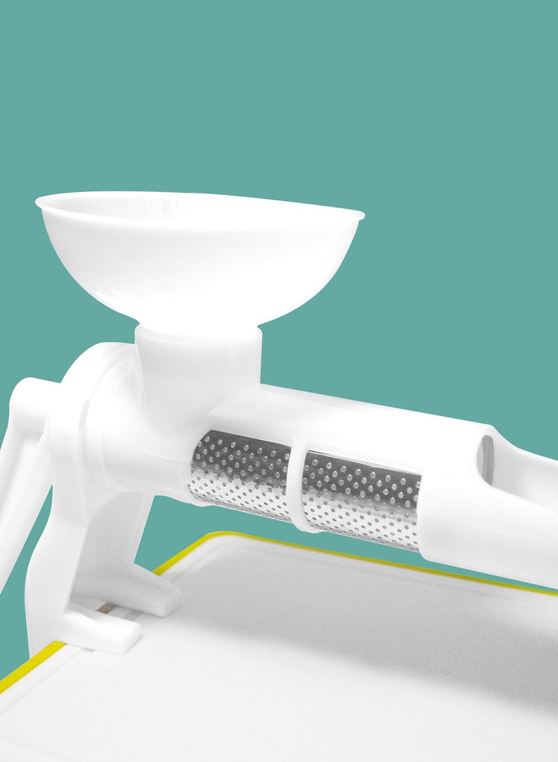 Amal Tomato Press - Portable - Kitchen Accessories - Kitchen Tool - Tomato Press White 32.5 x 13.5 x 28cm  - Image 4