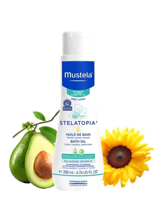 Mustela - Stelatopia Bath Oil - 200ml - Image 1