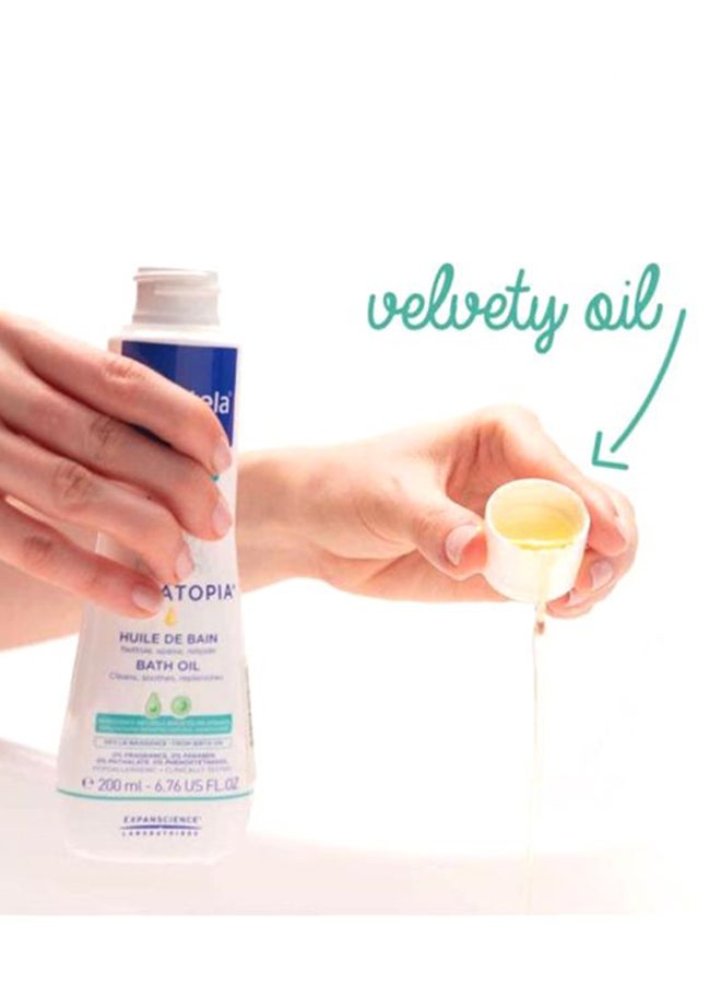 Mustela - Stelatopia Bath Oil - 200ml - Image 1