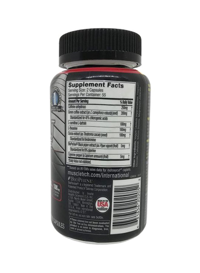 MuscleTech - Hydroxycut Hardcore Elite Dietary Supplement - Unflavored - 100 Capsules - Image 1