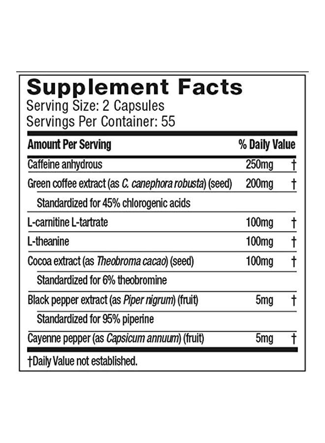 MuscleTech - Hydroxycut Hardcore Elite Weight Loss 110 Capsules - Image 1