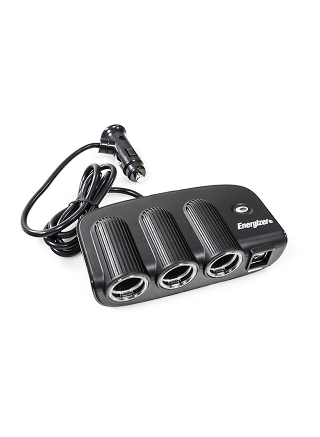Energizer Triple 12V Socket Adaptor With USB Ports  - Image 3