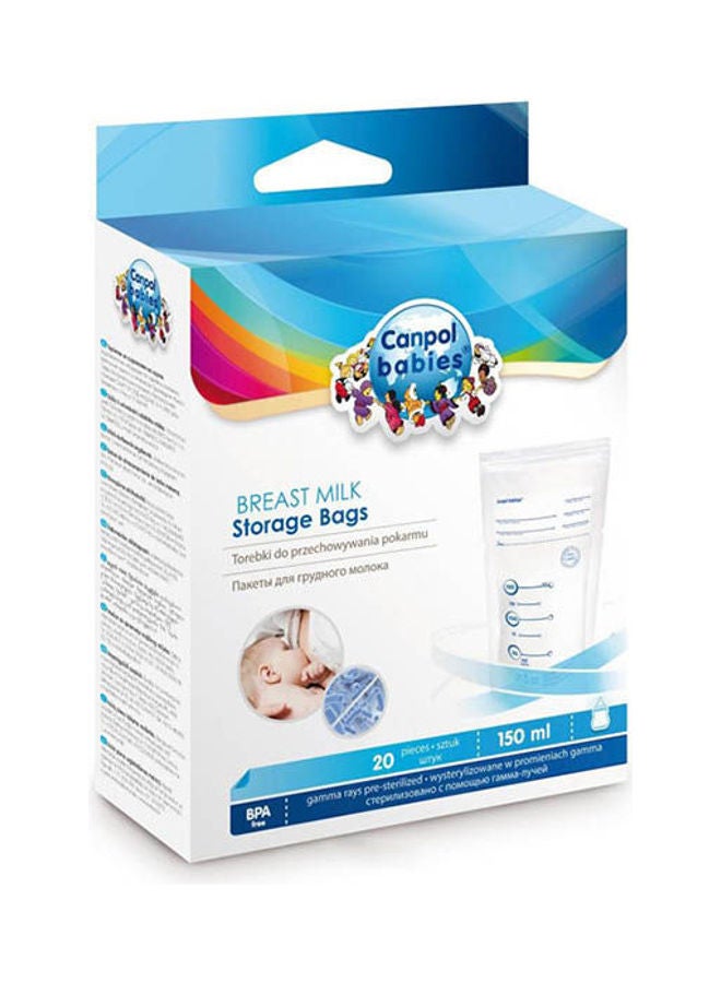Canpol babies 20-Piece Breast Milk Storage Bags  - Image 1