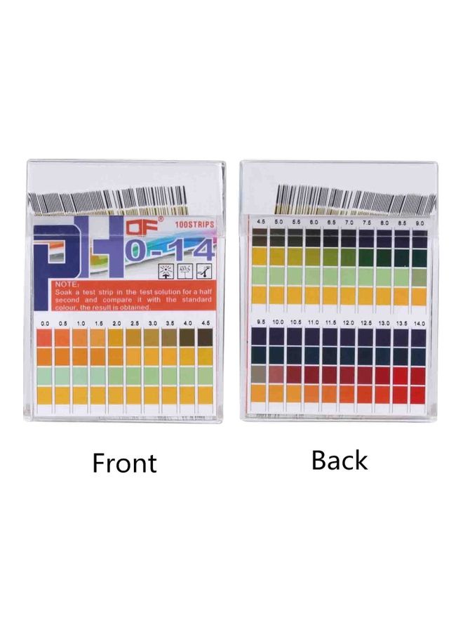 Generic 100-Piece pH Test Paper Stripe Multicolour  - Image 2