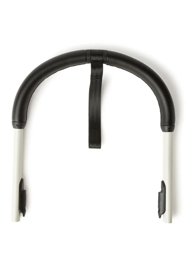 BABYZEN Yoyo Stroller Handle Bar Ultra Tear - Resistant, Faux - Leather Coating Includes Tether Strap Compatible With Yoyo2 And Yoyo+ Stroller S And Prams - White