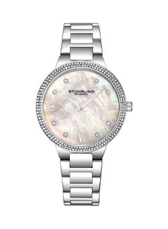 Stuhrling Women's Carrara Analog Wrist Watch 3907.1 - 38 mm - Silver  - Image 1