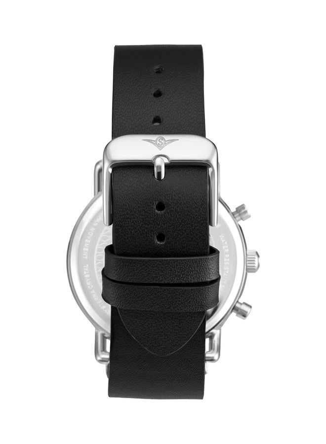 Stuhrling - Men's Eton Chronograph Watch 3903.2 - 38 mm - Black - Image 1