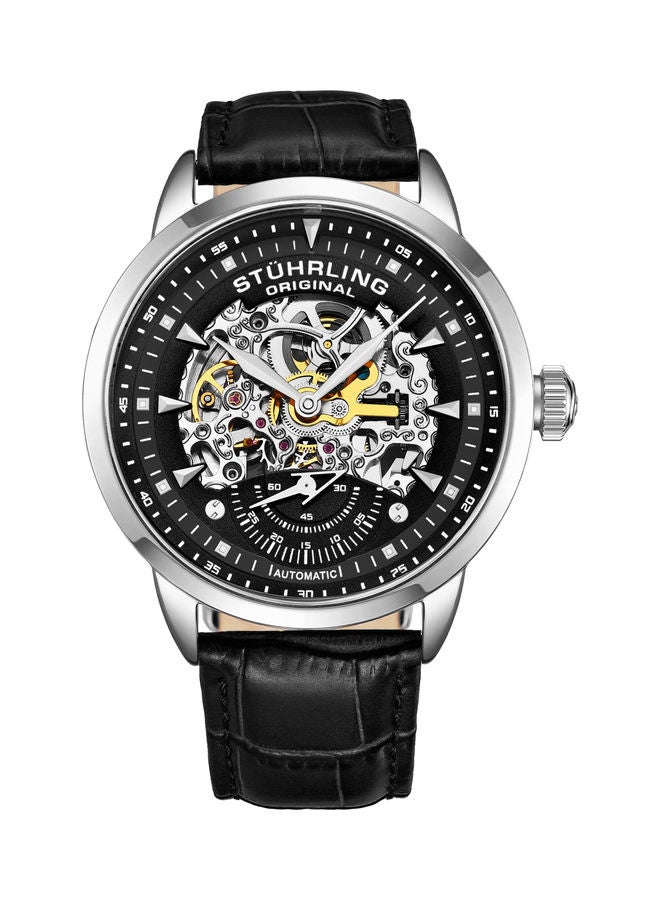 Stuhrling - Men's Executive Automatic Watch 3133.2 - 44 mm - Black - Image 1
