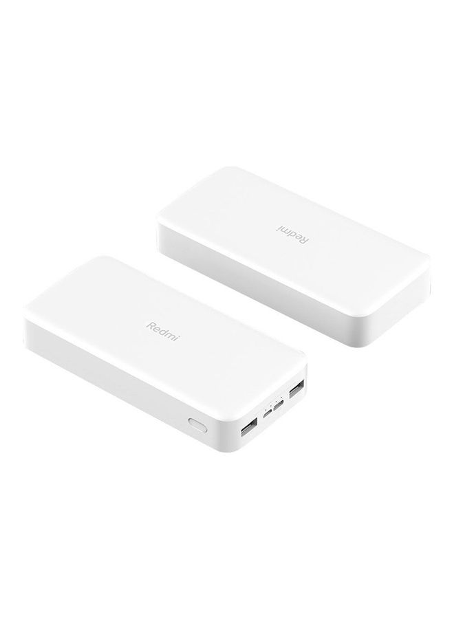Xiaomi 2000.0 mAh Redmi Power Bank 18W Fast Charge White  - Image 3