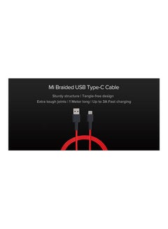 Xiaomi Mi Braided USB Type-C Cable Red  - Image 5