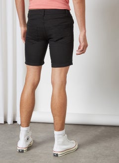 BRAVE SOUL Stretch Fit Denim Shorts Black Wash  - Image 2